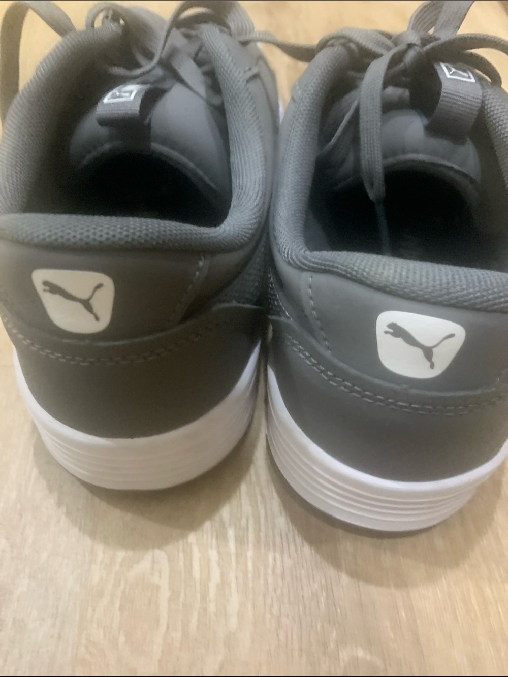 Puma Men's Charcoal Gray Low-Top Sneakers - Picture 5 of 6